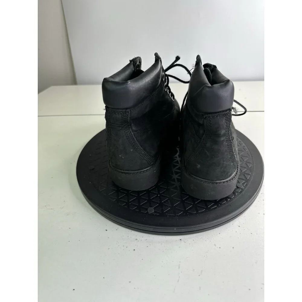 Timberland  Juniors Size 4 Waterproof Boot Black Nubuck 12907 Ankle